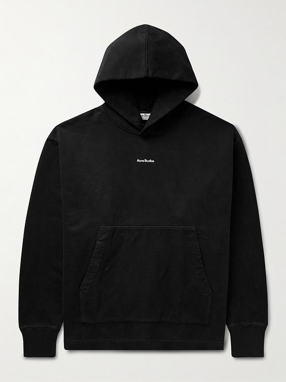 Black hooded sweatshirt from Acne Studios