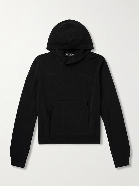 Black hooded sweatshirt from Our Legacy