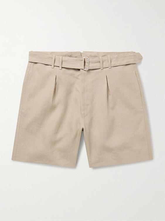 Beige chino shorts from Stòffa
