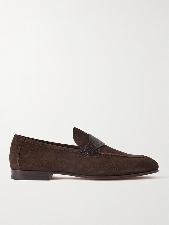 Dark brown loafers from Tom Ford