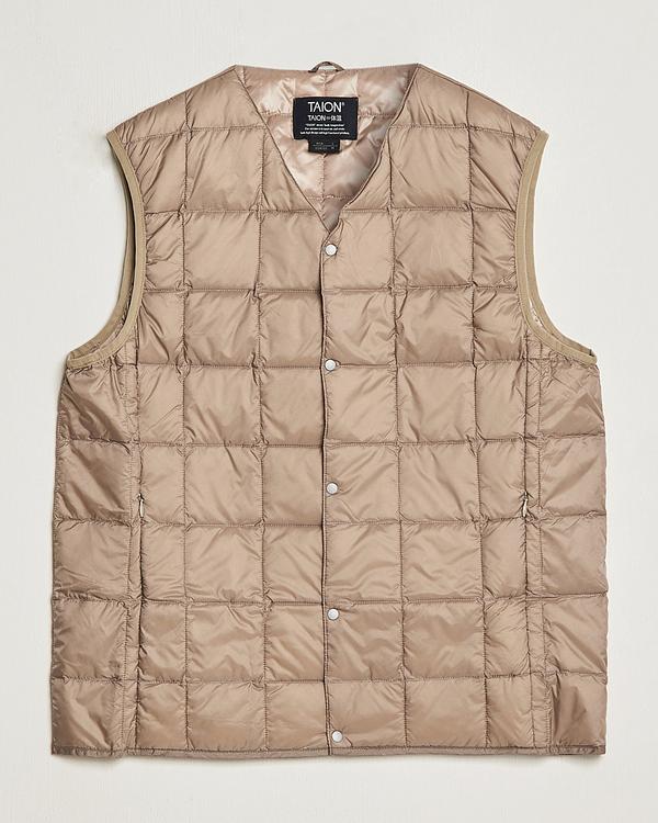 Taupe vest from Taion