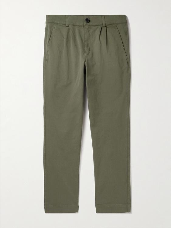 Dark green chinos from Mr P.