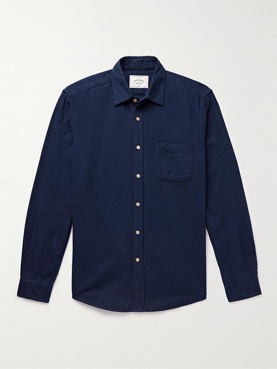 Dark blue casual shirt from Portuguese Flannel