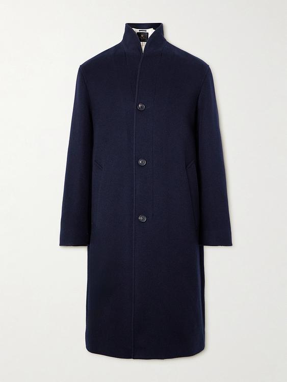Dark blue coat from Loro Piana