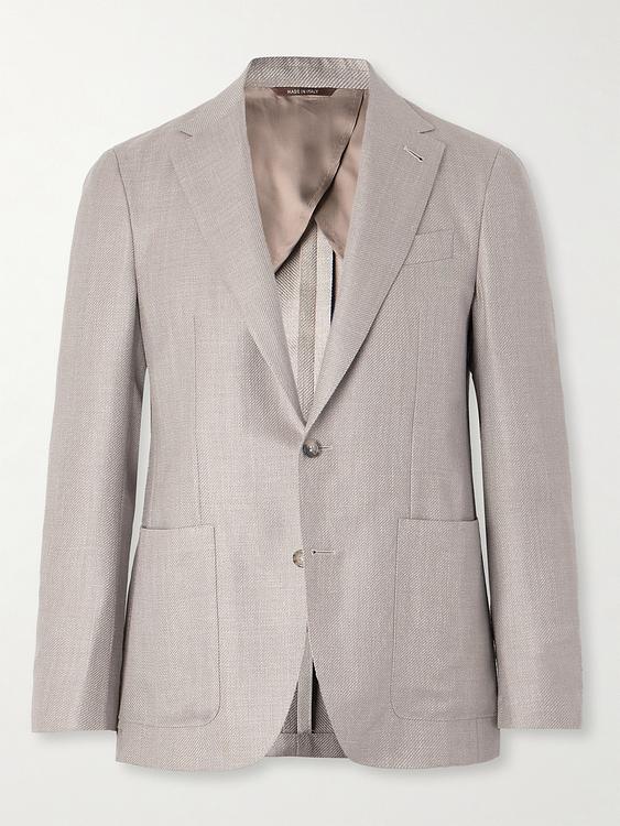 Grey blazer from Canali