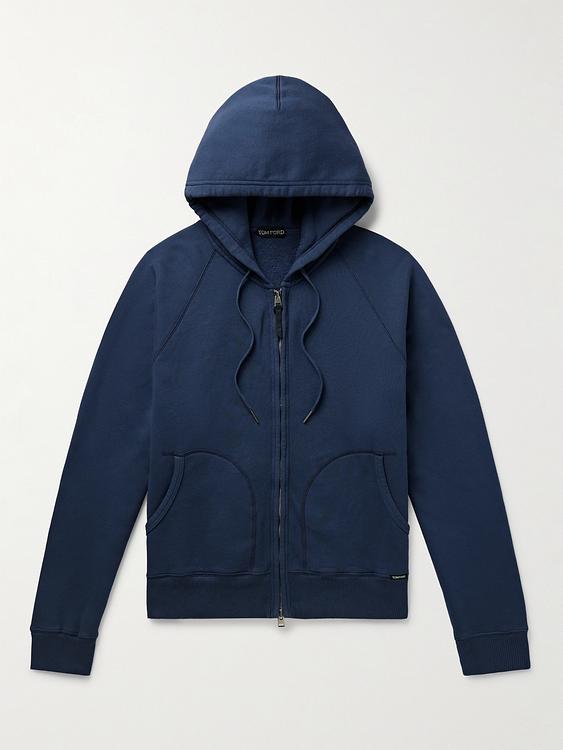 Dark blue hooded sweatshirt from Tom Ford