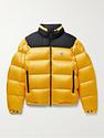 Orange down jacket from Moncler