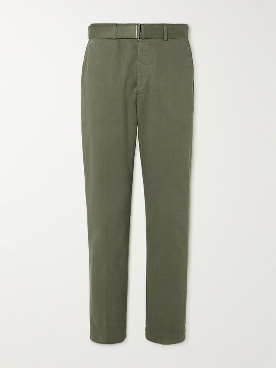 Dark green chinos from Officine Générale