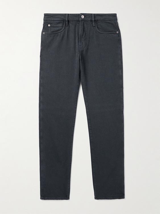 Dark grey chinos from Loro Piana