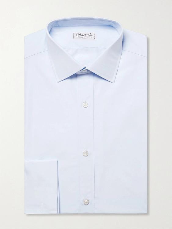Light blue business shirt from Charvet