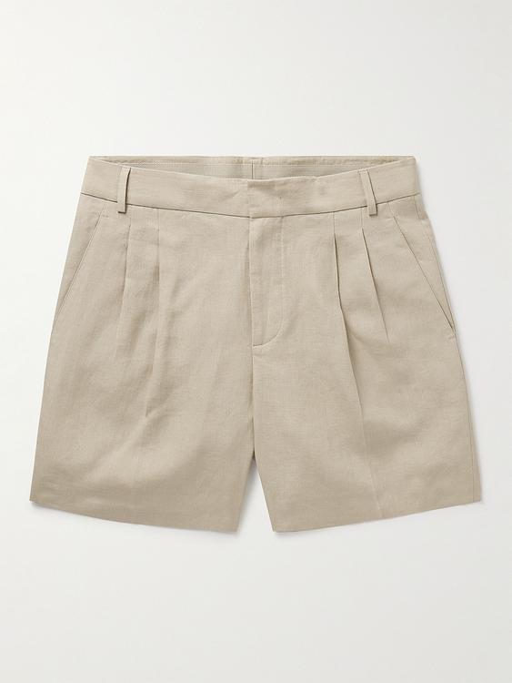 Beige chino shorts from Loro Piana