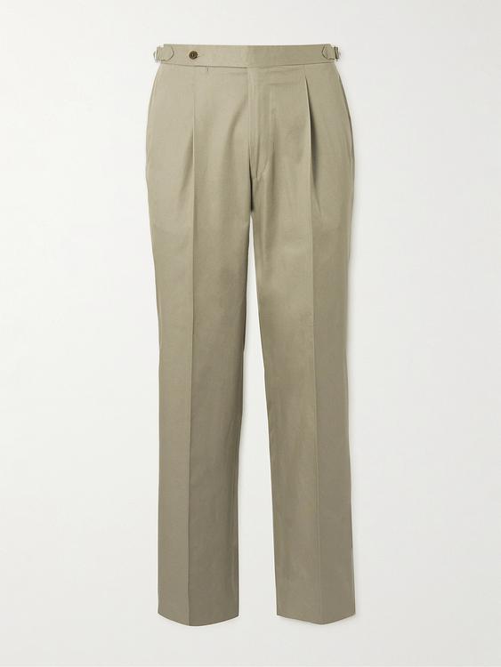 Taupe chinos from Stòffa