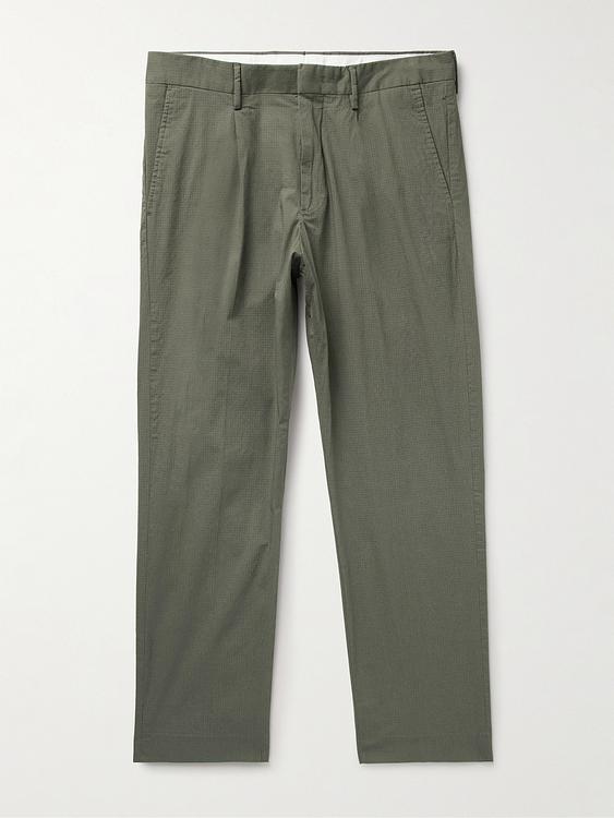 Dark green chinos from NN07
