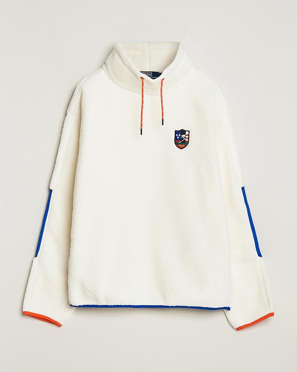 White fleece jacket from Polo Ralph Lauren