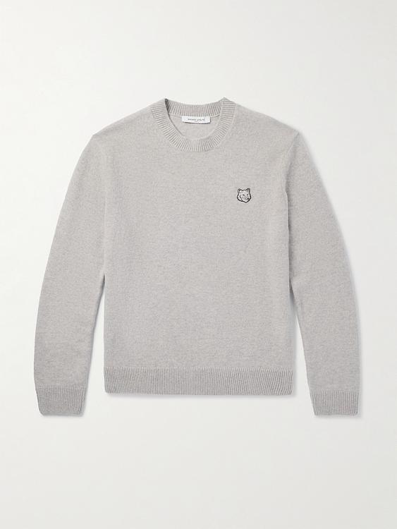 Grey sweatshirt from Maison Kitsuné