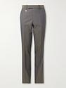 Dark green suit trousers from Burberry
