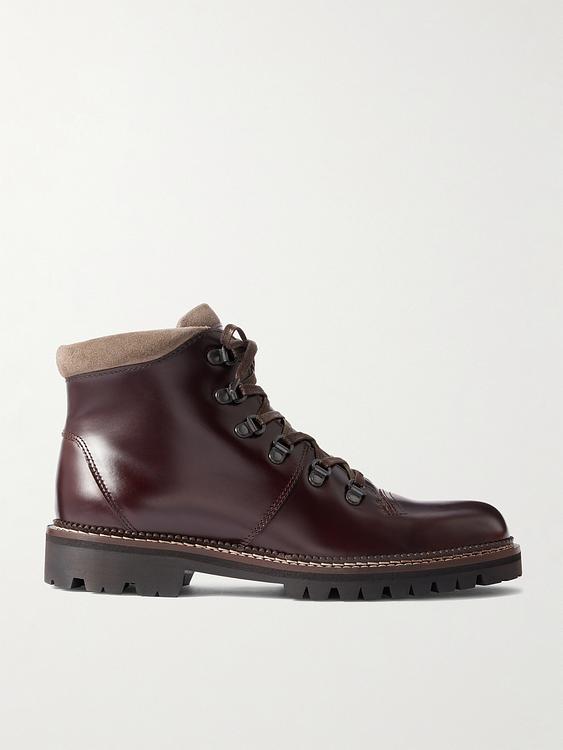 Dark brown lace-up boots from Mr P.