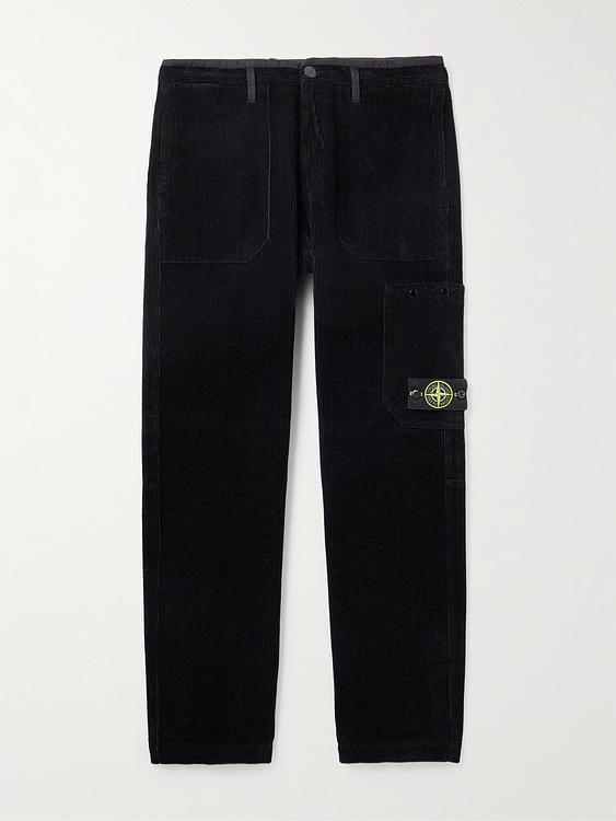 Black jeans from Stone Island