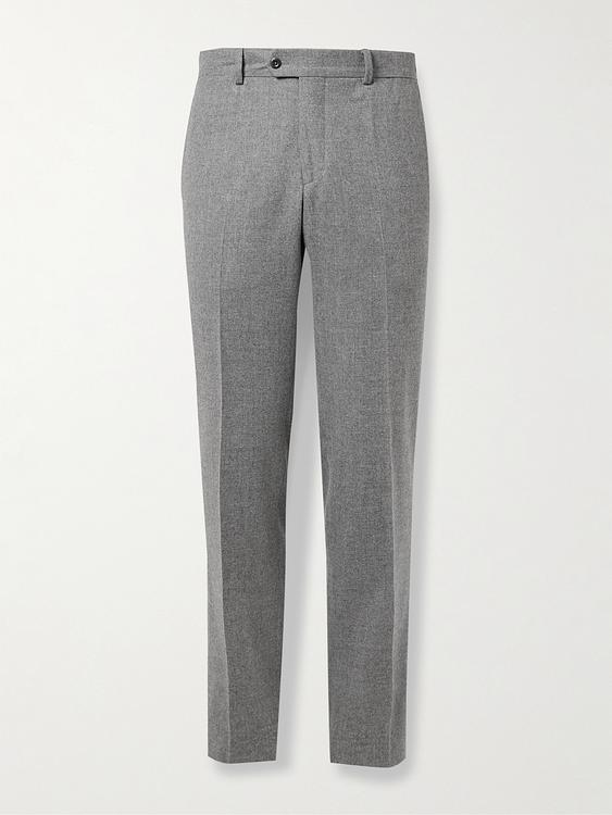 Grey formal trousers from Rubinacci