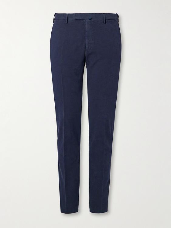 Dark blue formal trousers from Incotex