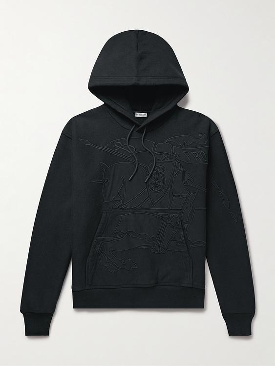 Black hooded sweatshirt from Burberry