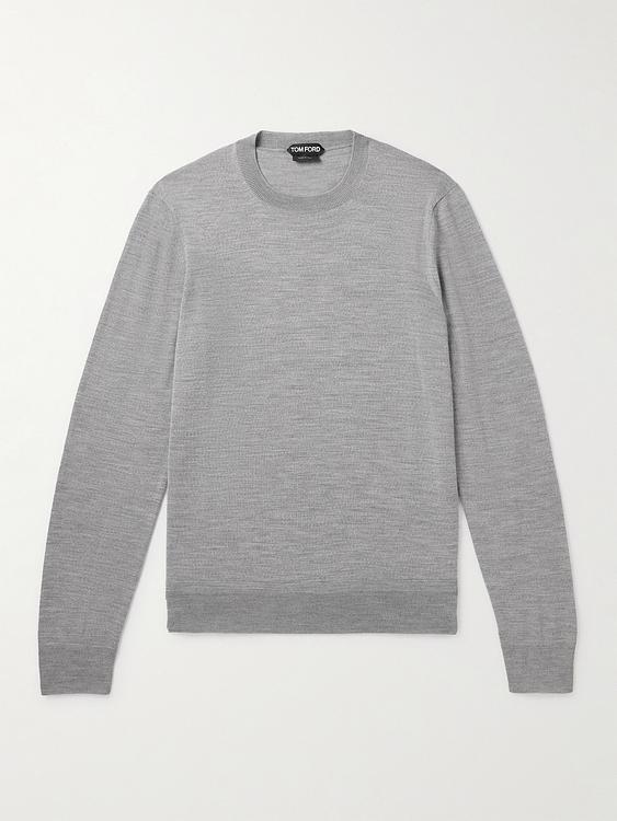 Grey sweatshirt from Tom Ford