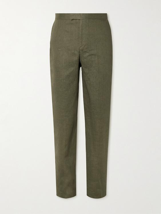 Dark green suit trousers from Favourbrook